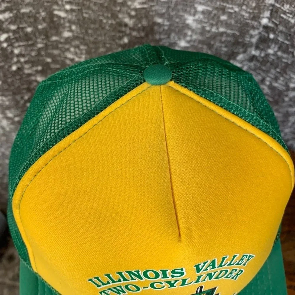 Vtg John Deere Trucker Hat Illinois‎ Valley Two-Cylinder Extravaganza Madhatter